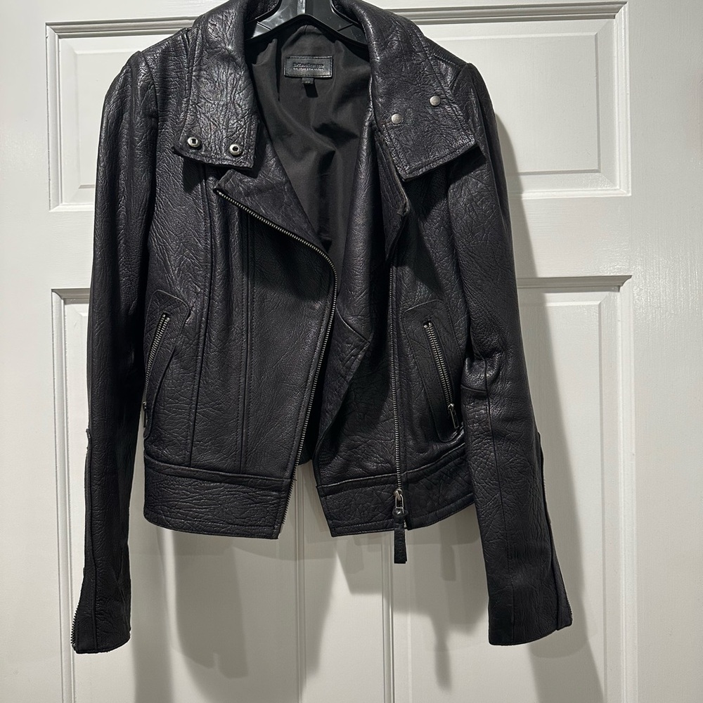 Mackage Black Leather Women's Jacket